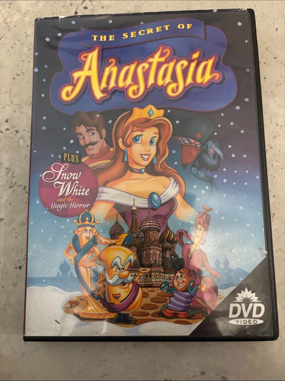 The Secret of Anastasia DVD - Animated Family Movie (Purple)